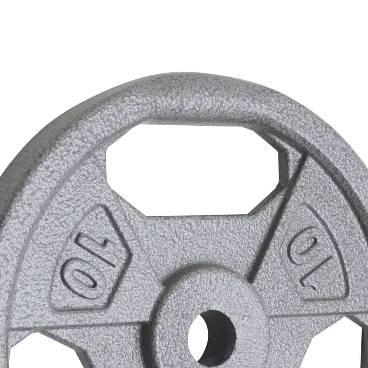 10lb Standard Size Grip Plate - Close Up of Grip Handle