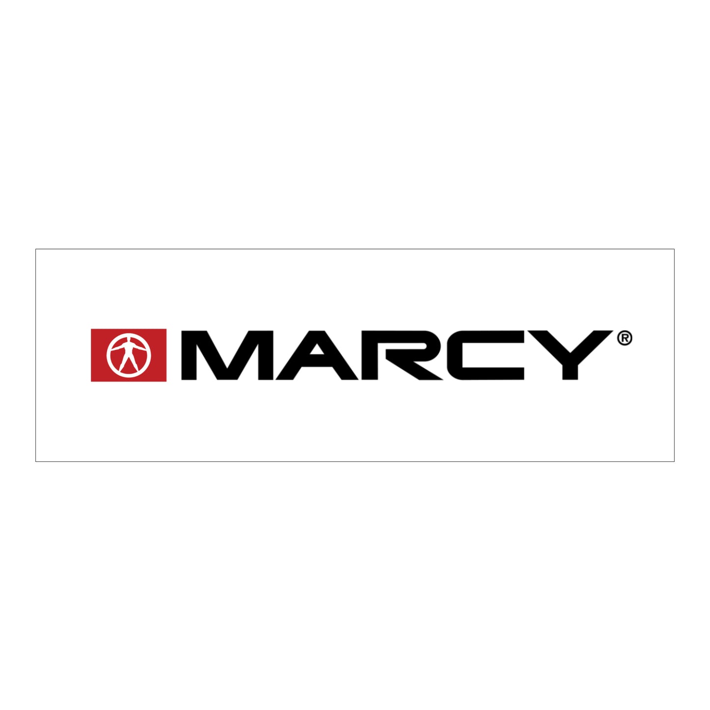 Marcy Gym Banner - 69" x 17.5" in Black or White