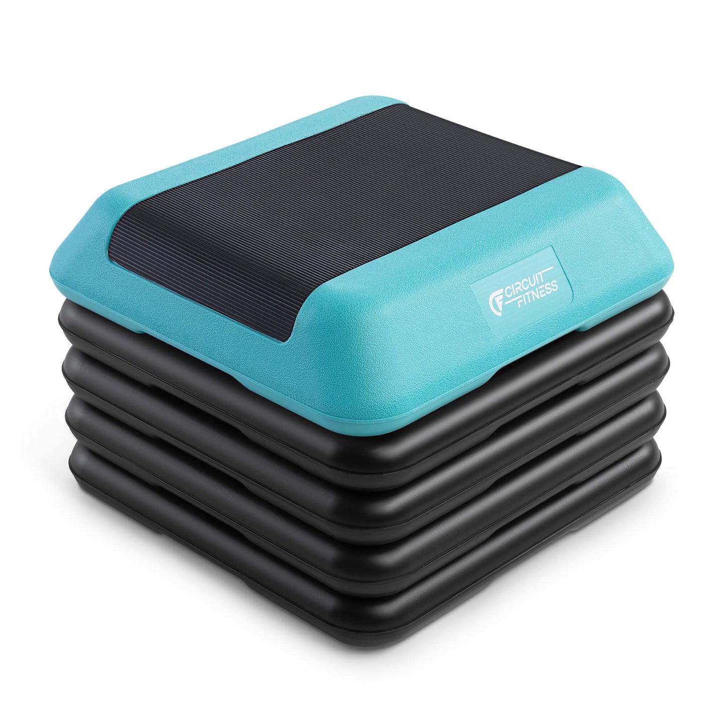 Adjustable Aerobic Step Platform with 4 Risers in multiple Colors - Circuit Fitness