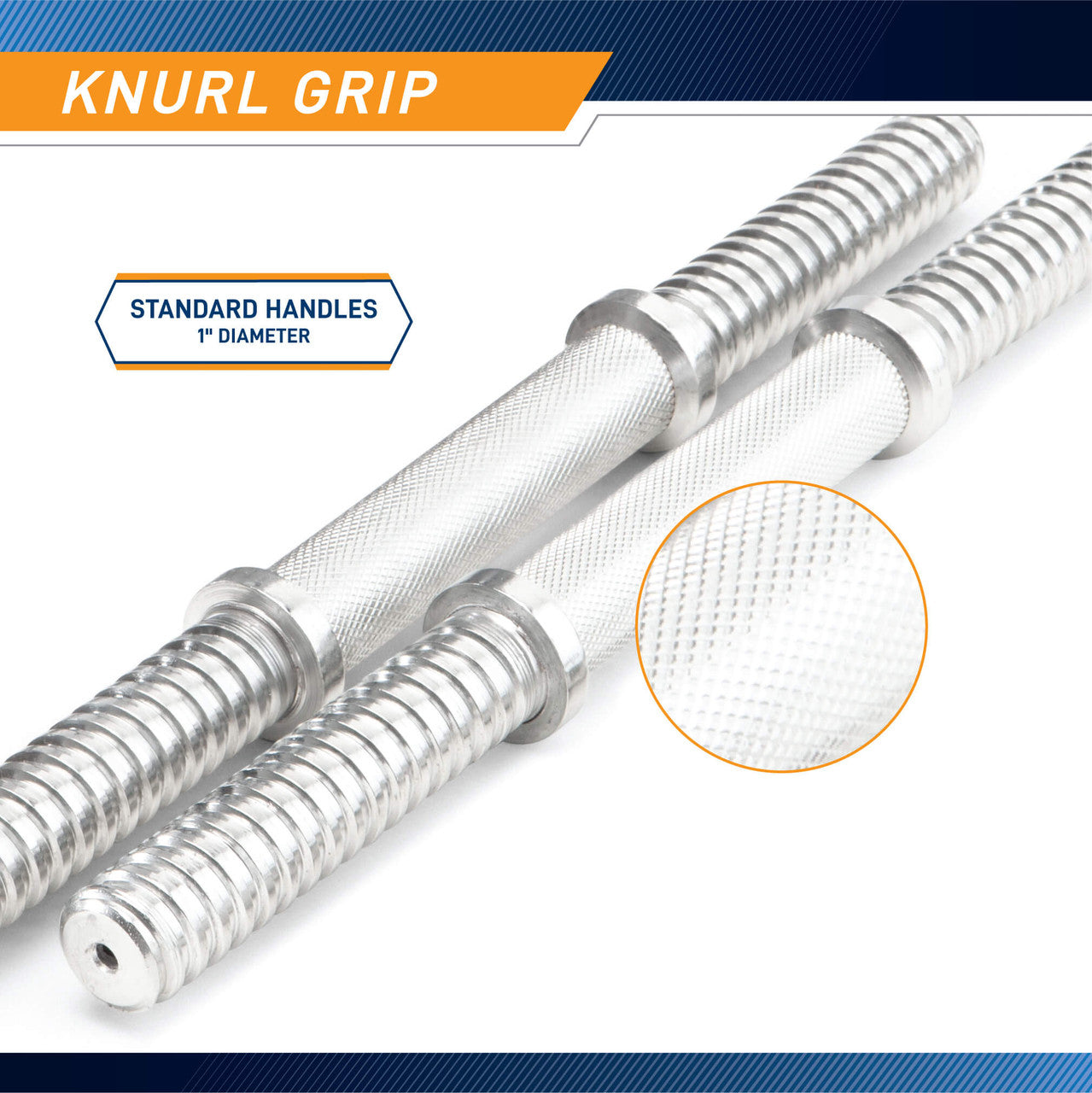 The Iron 40 Lb. Adjustable Dumbbell Set with Case by Marcy has knurled texture to improve grip