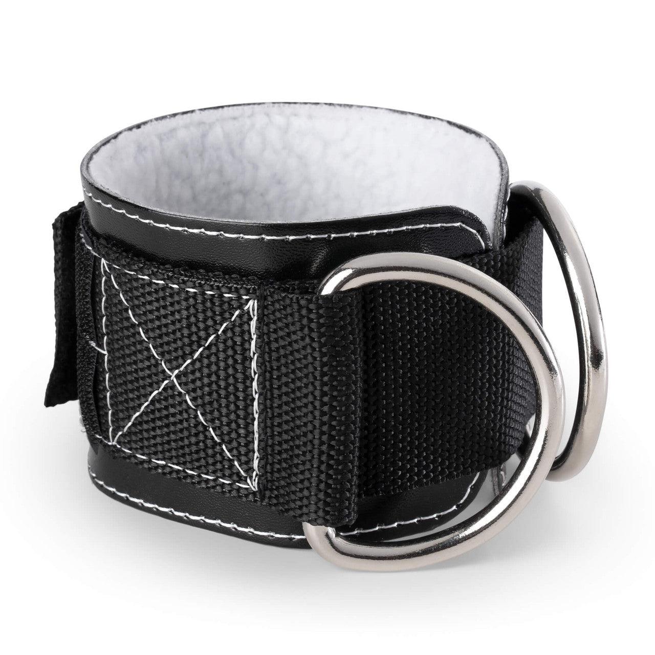 Adjustable 3” Ankle Strap - Heavy Duty Padded Ankle Cuff with D-Rings for Cable Exercises and More B5AS3 - Apex -1