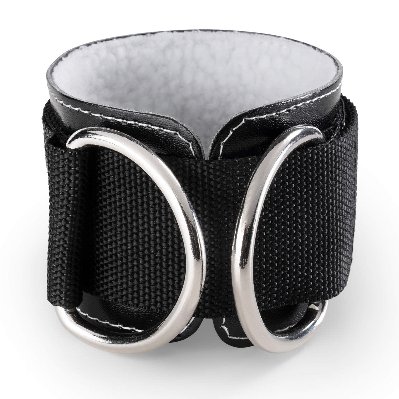 Adjustable 3” Ankle Strap - Heavy Duty Padded Ankle Cuff with D-Rings for Cable Exercises and More B5AS3 - Apex -2