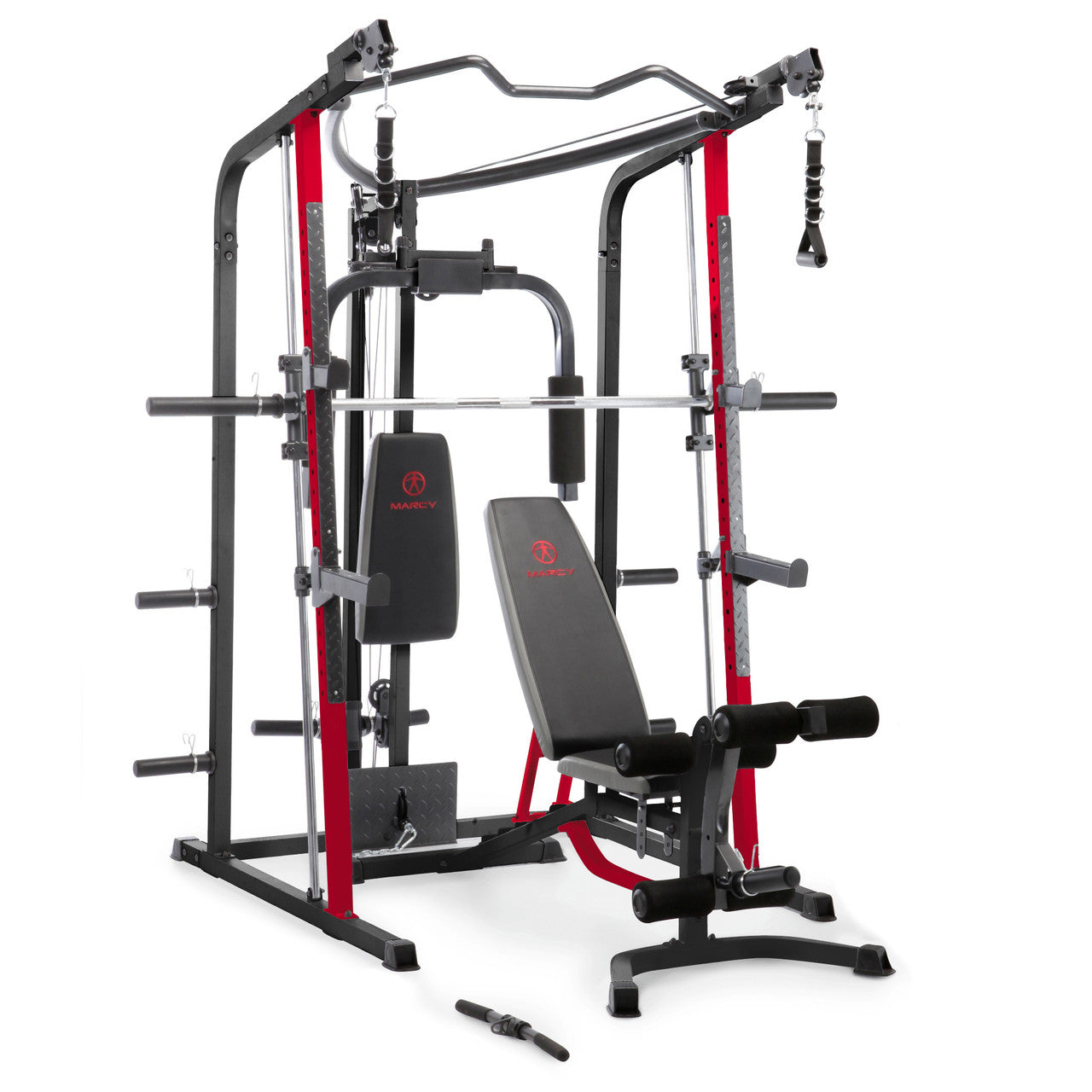 All-in-One Smith Machine Home Gym with Upper Pulley System | Marcy