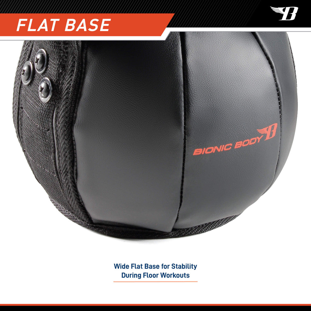 Bionic Body 20 lb. Soft Kettlebell BBKB-20 - FLAT BASE