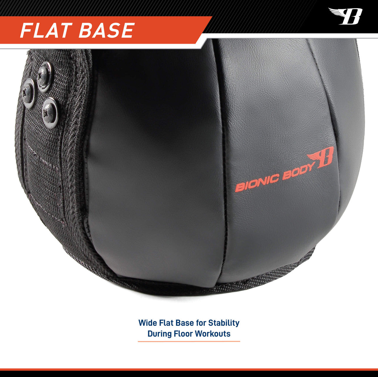 Bionic Body 25 lb. Soft Kettlebell BBKB-25 - FLAT BASE