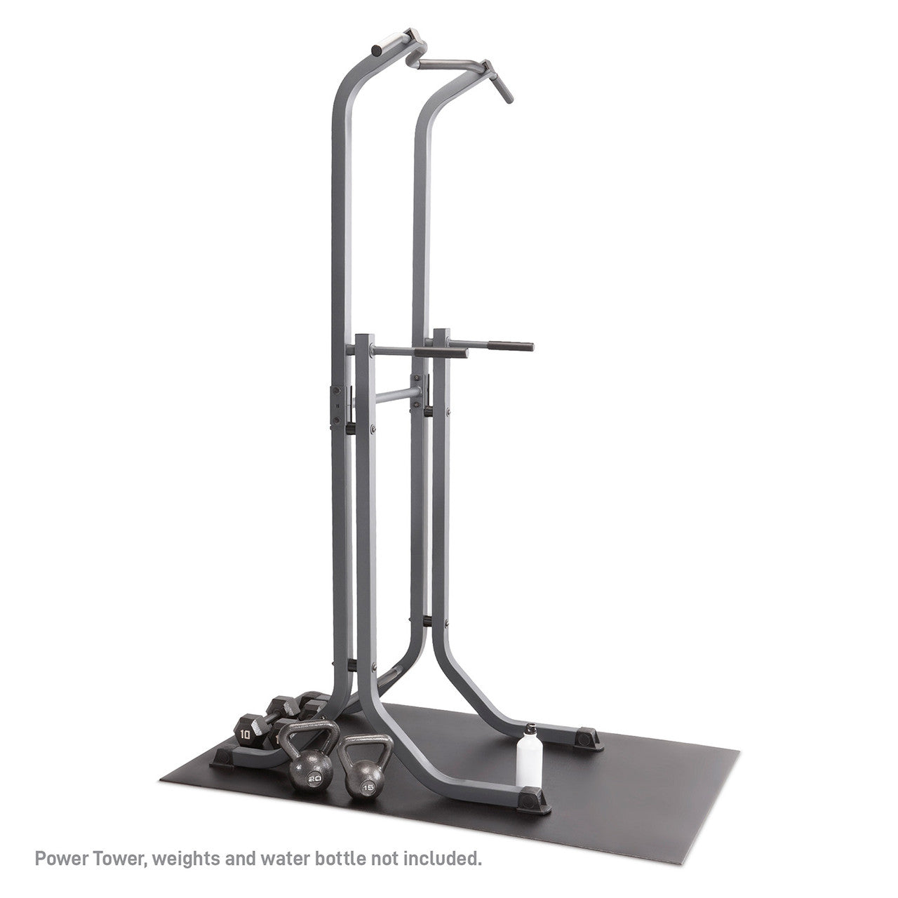Fitness Equipment Mat and Floor Protector for Treadmills - Marcy MAT-365 - Example with Power Tower