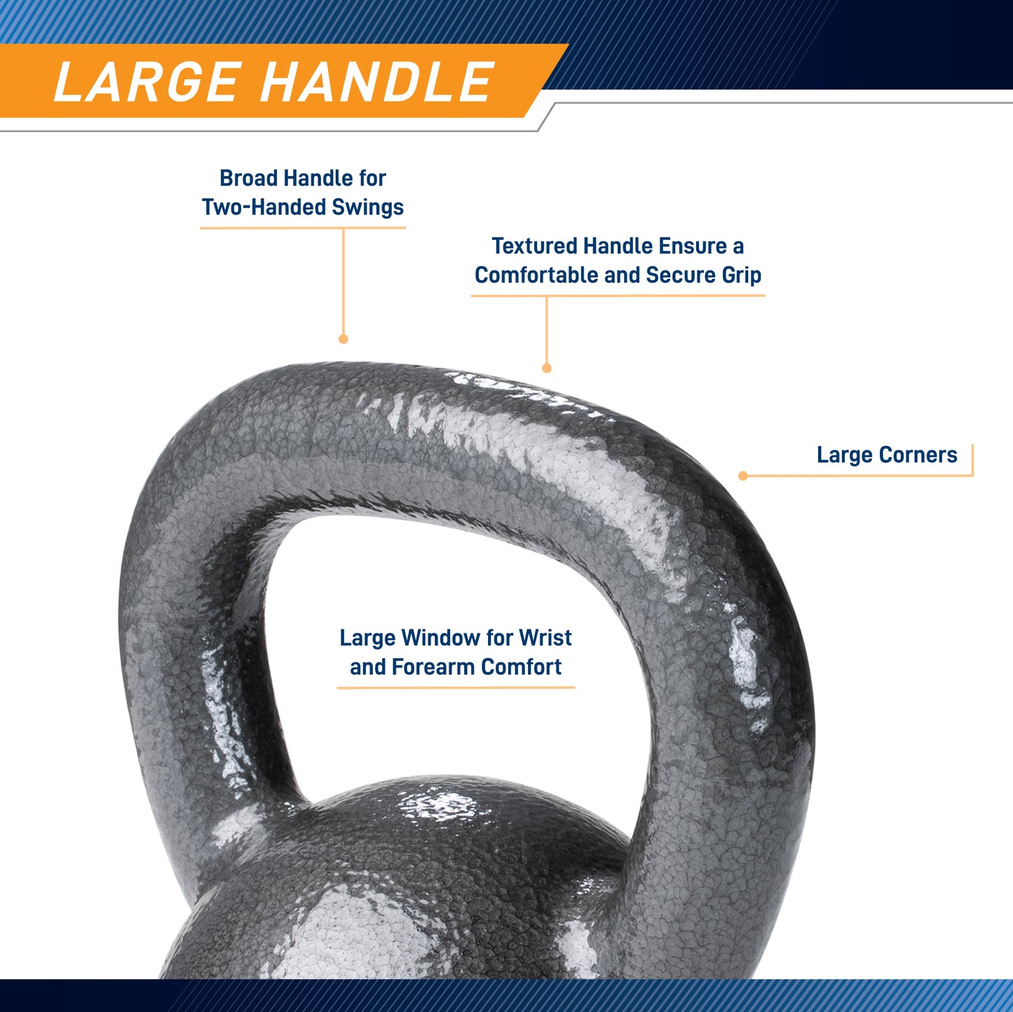 Marcy 15lb Hammertone Kettlebell | HKB-015