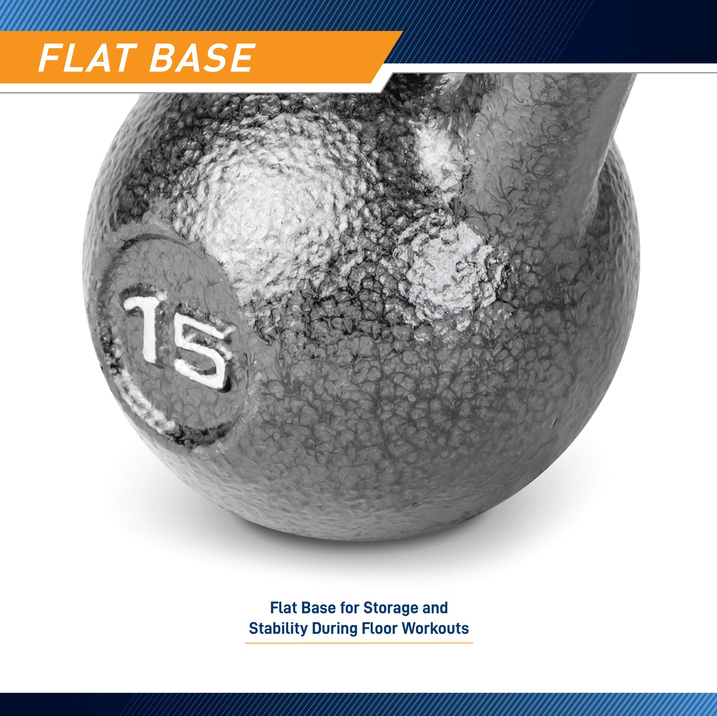 Marcy 15lb Hammertone Kettlebell | HKB-015