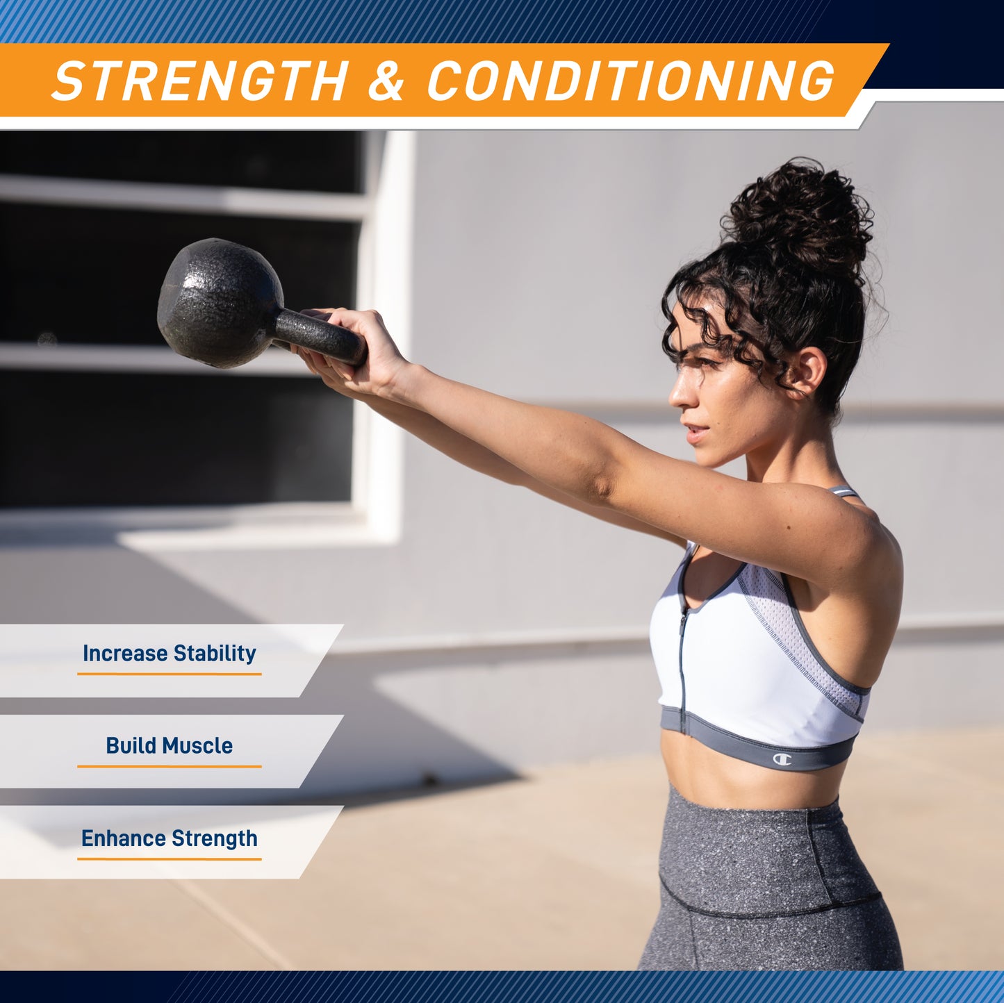 Marcy 15lb Hammertone Kettlebell | HKB-015