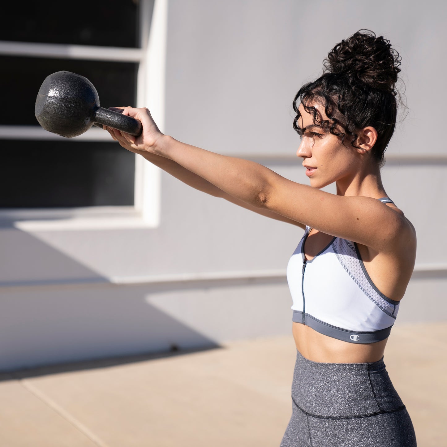 Marcy 15lb Hammertone Kettlebell | HKB-015