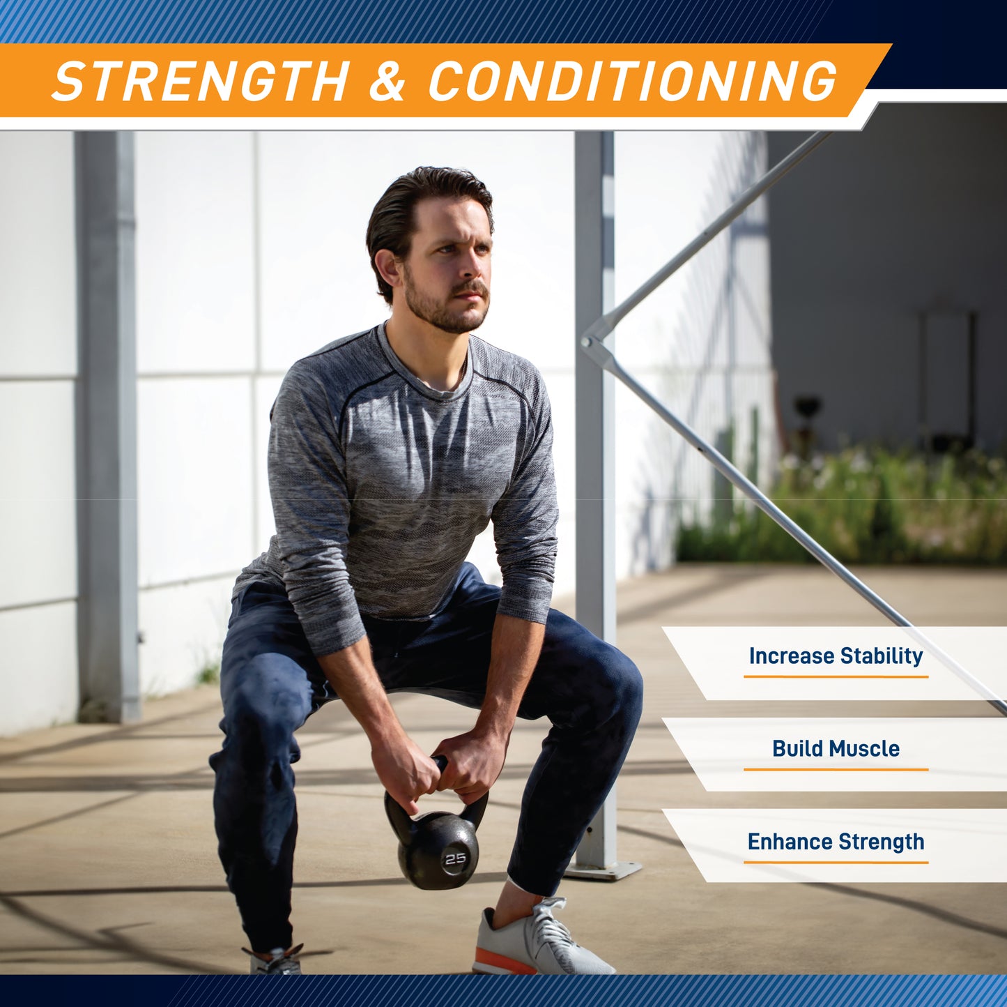 Marcy 25lb Hammertone Kettlebell | HKB-025