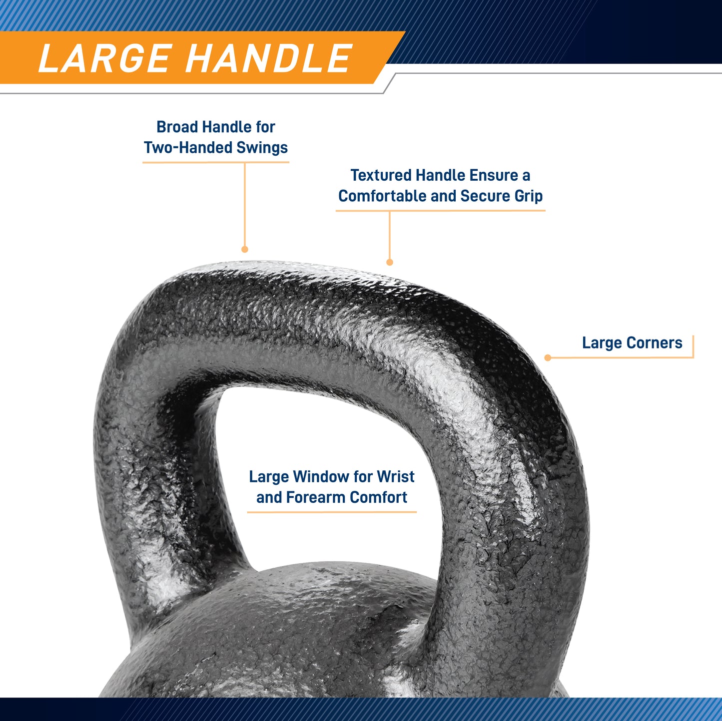 Marcy 45lb Hammertone Kettlebell | HKB-045