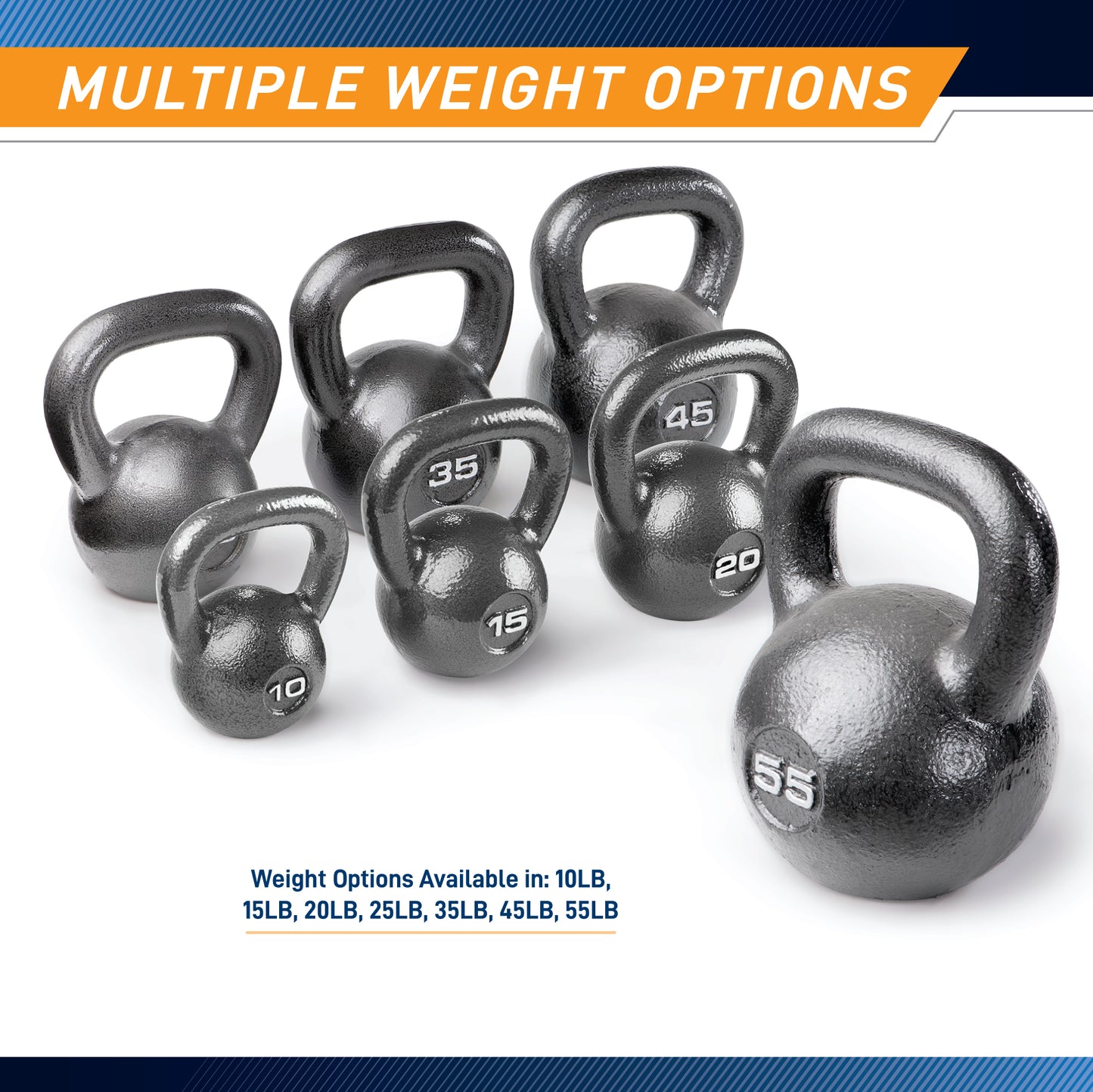 Marcy 45lb Hammertone Kettlebell | HKB-045
