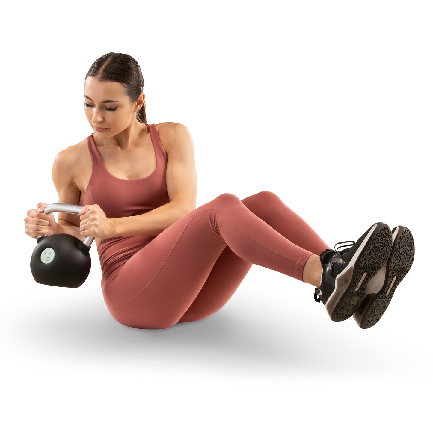 Marcy 10lb Poly Urethane Coated Kettlebell with Chrome Handle - Green |  MCKB-010-GREEN