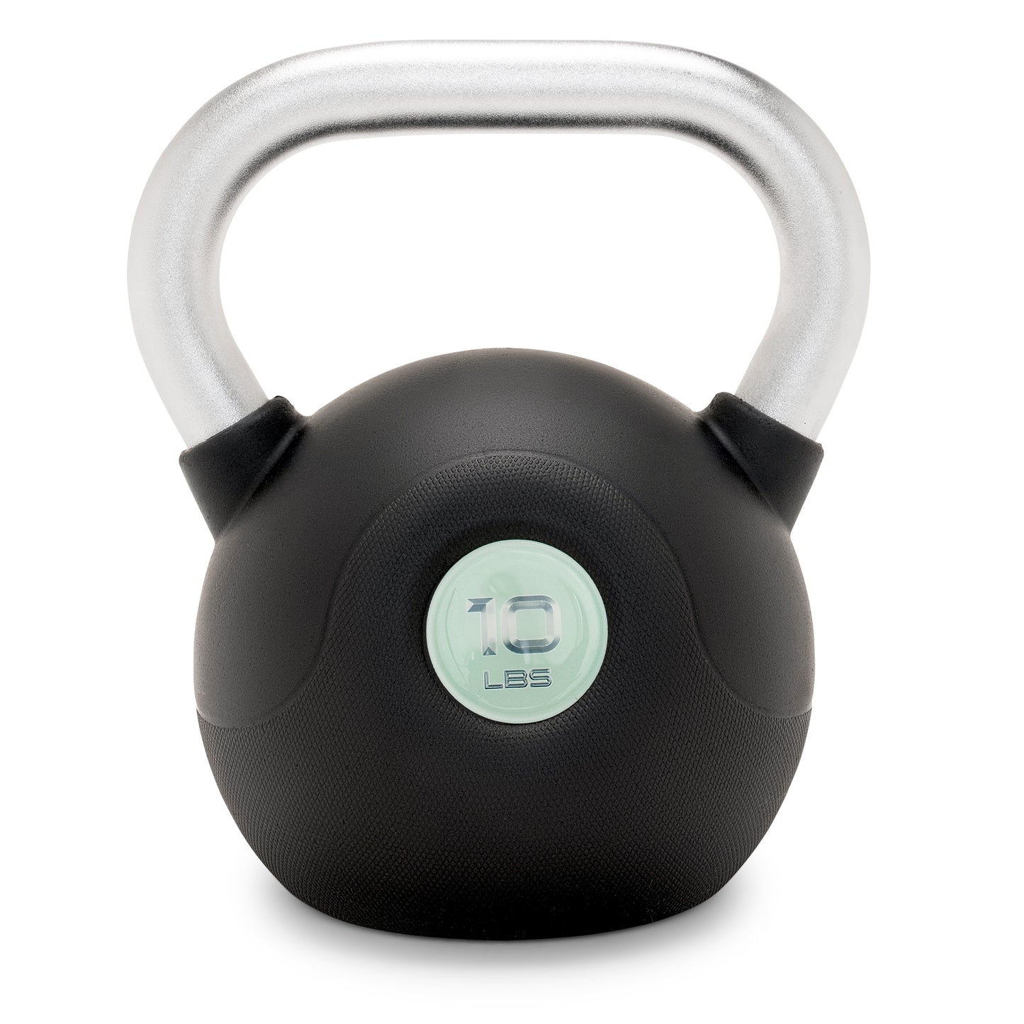Marcy 10lb Poly Urethane Coated Kettlebell with Chrome Handle - Green |  MCKB-010-GREEN