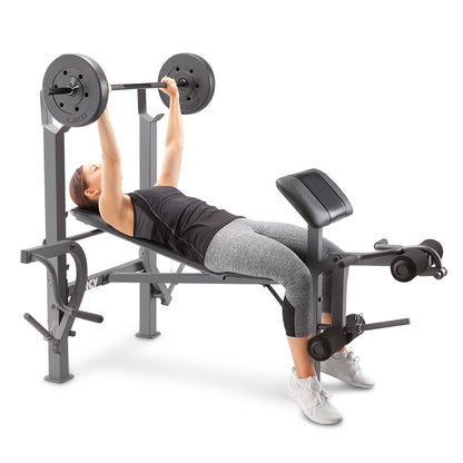 Standard Weight Bench | Marcy Diamond Elite MD-389