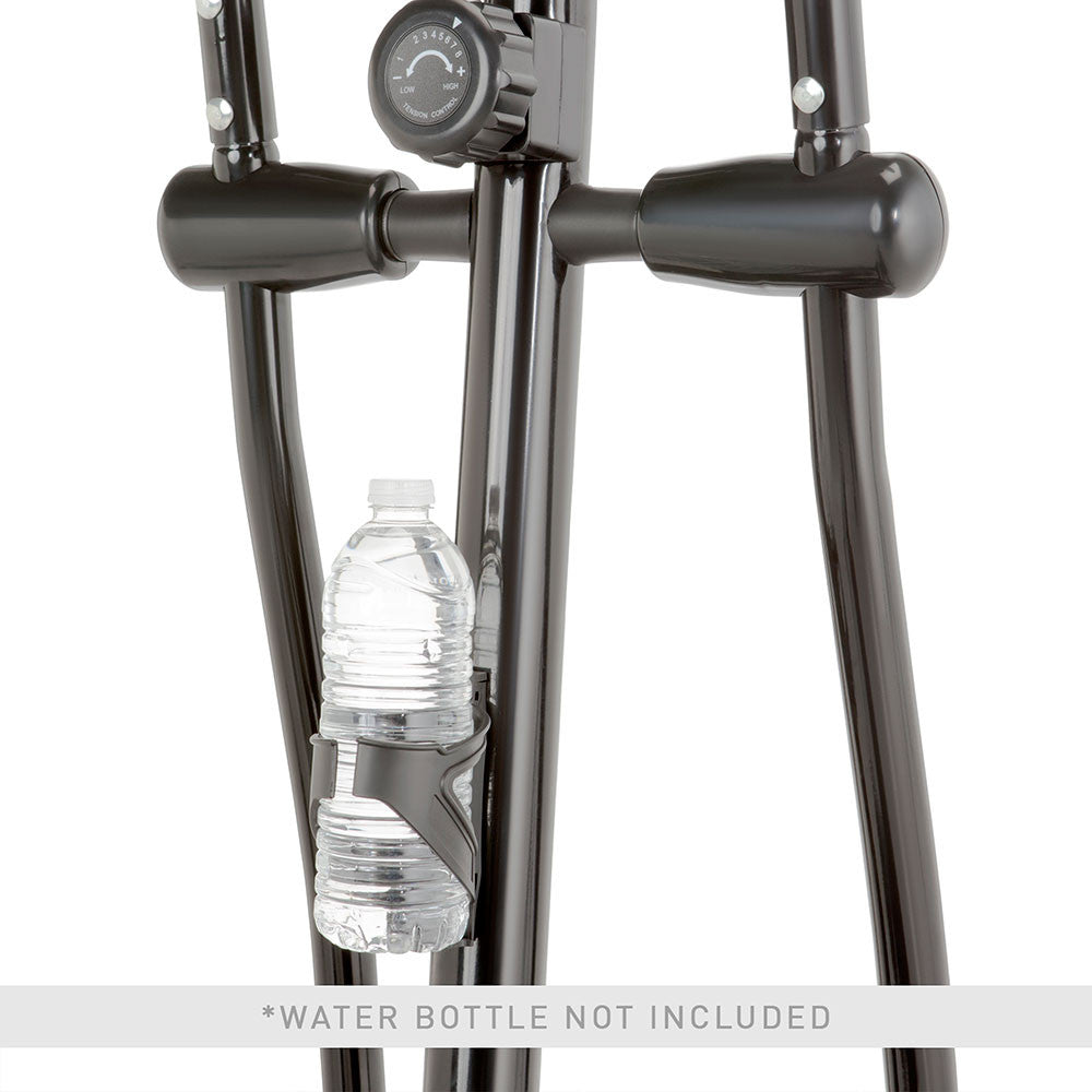 marcy magnetic elliptical trainer ME-1017E - water bottle holder