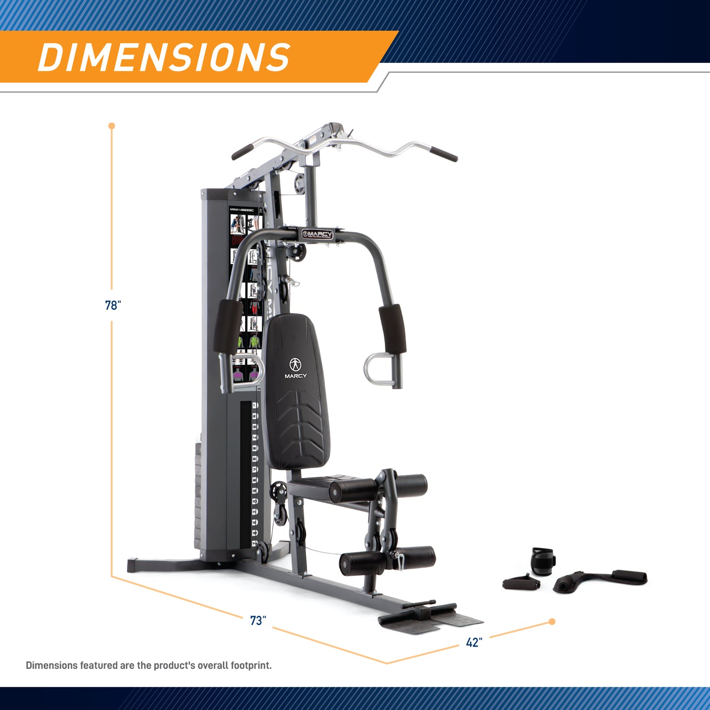 Marcy 150lb Stack Home Gym | MWM-4965SC