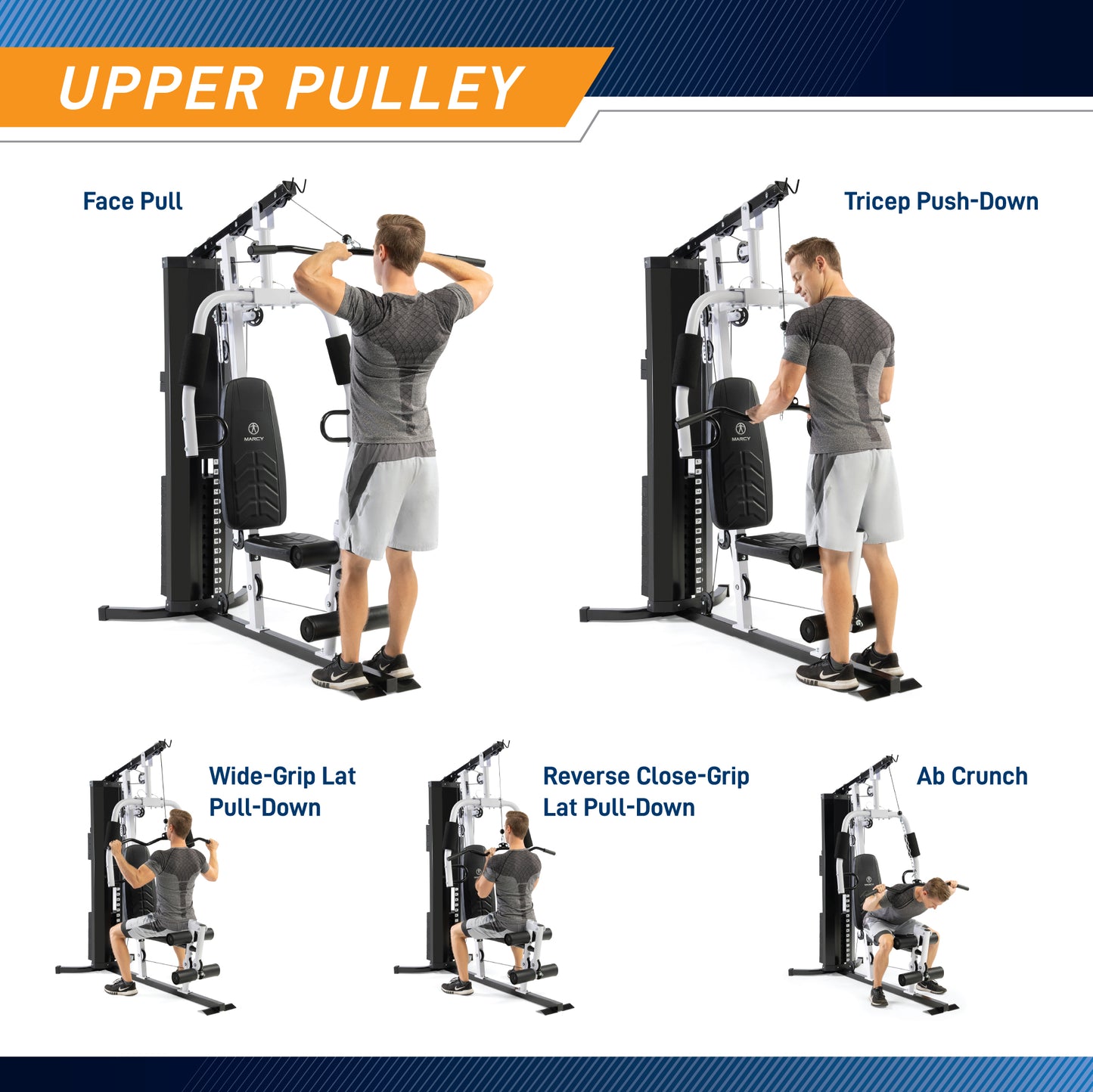 Marcy 150lb Stack Home Gym | MWM-8147