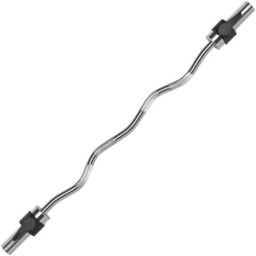 Marcy Solid Steel Olympic Curl Bar | Chrome-Plated Weight Bar | SOC-49