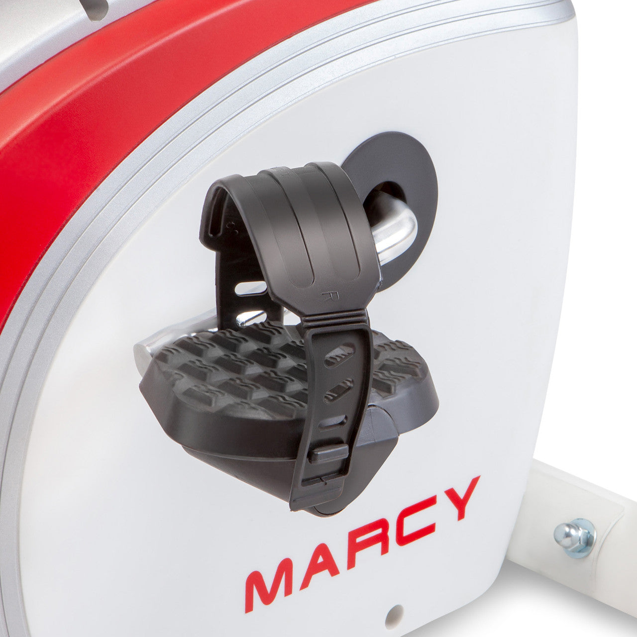 Marcy Recumbent Exercise Bike w Pulse Monitor  NS-908R - Looped Pedals for Safe Exercising