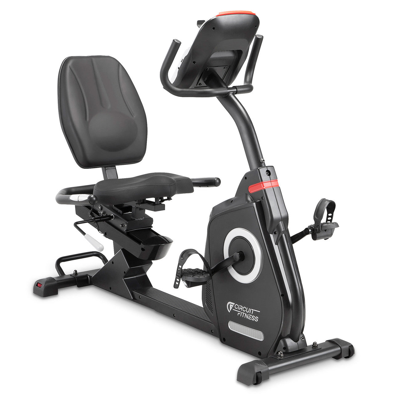 Recumbent Magnetic Exercise Bike with Heart Rate Monitor Circuit