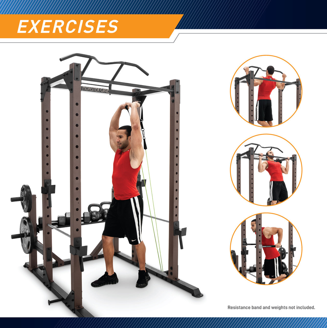 The Monster Rack SteelBody STB-98005 is essential to make the best home gym - exercises
