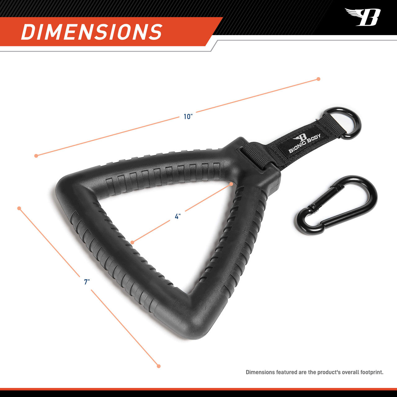 Tri-Grip Handle BBTG-005 - DIMENSION