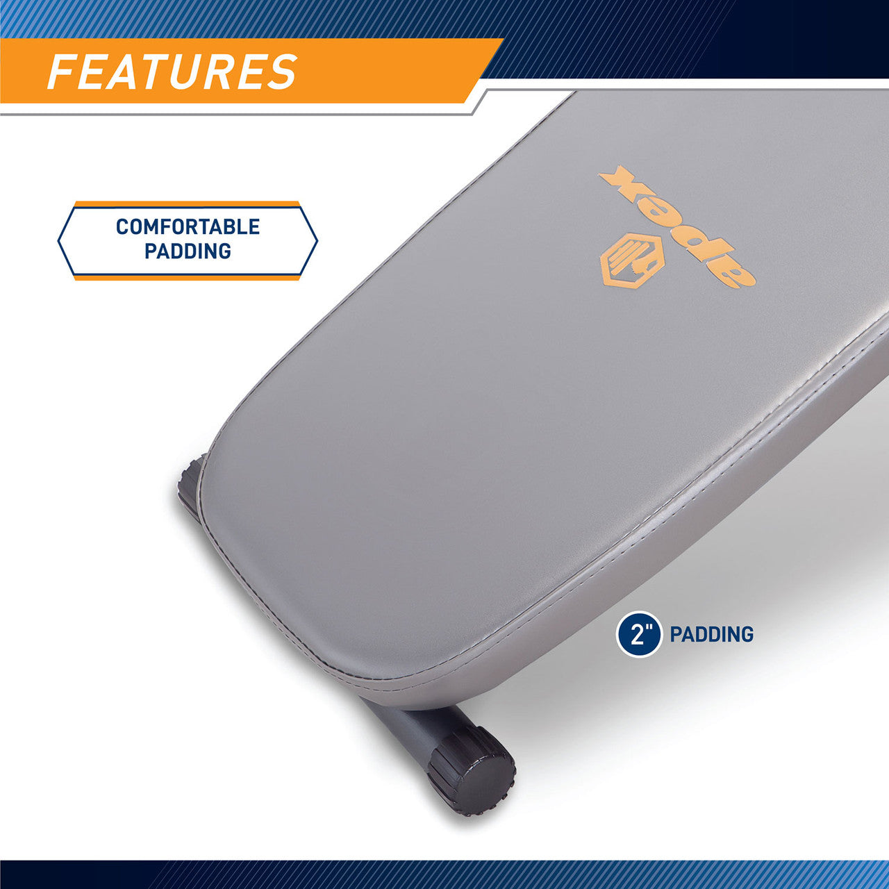 Utility Slant Board  Marcy Apex JD-1.2 - Infographic Comfortable Padding