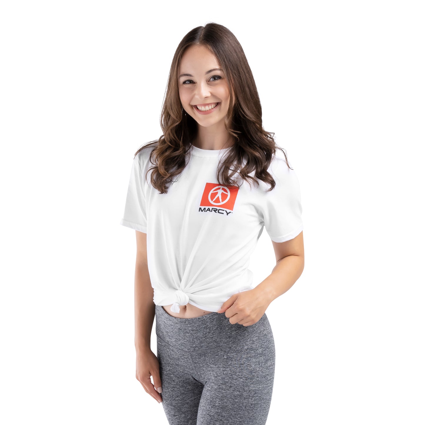 Marcy Box Logo White T-Shirt | MBLT-WHT