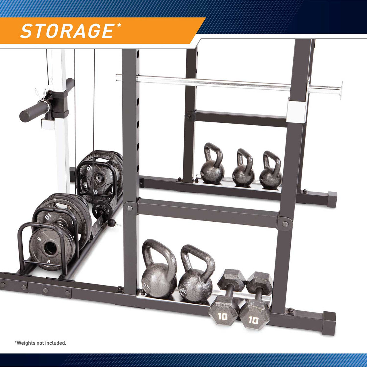 Conveniently store your plates on the MWM-7041 plate storage area