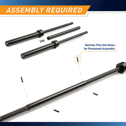110lb Olympic Weight Set MCW-110  - Infographic - Assembly Required