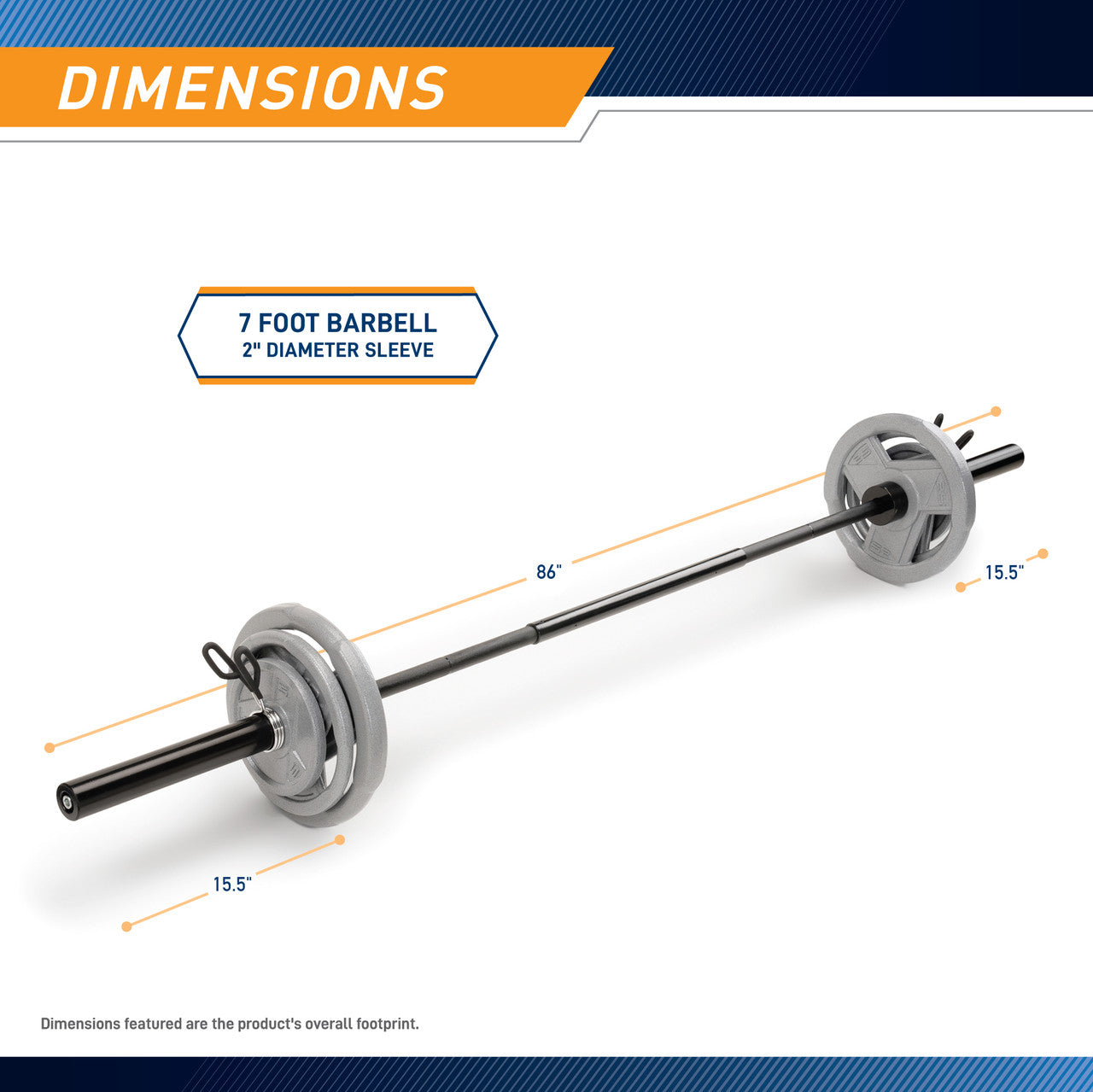 Marcy 110 lb Olympic Weight Set | MCW-110