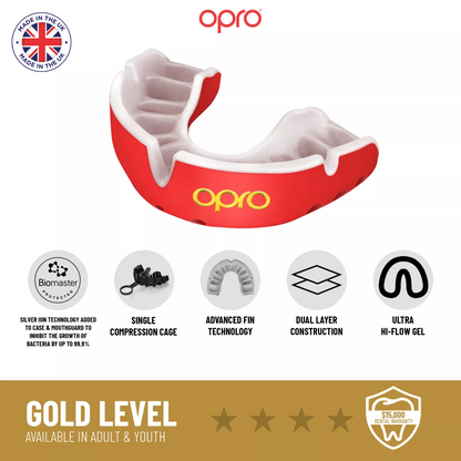 Sports Mouth Guard For Combat Sports, High Impact Sports, and more - Adult Size - Opro by Marcy - Multiple Colors