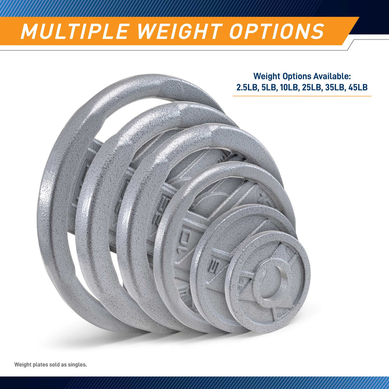 25lb Classic Olympic Plate MCW-25 - Inforaphic - Multiple Weight Options