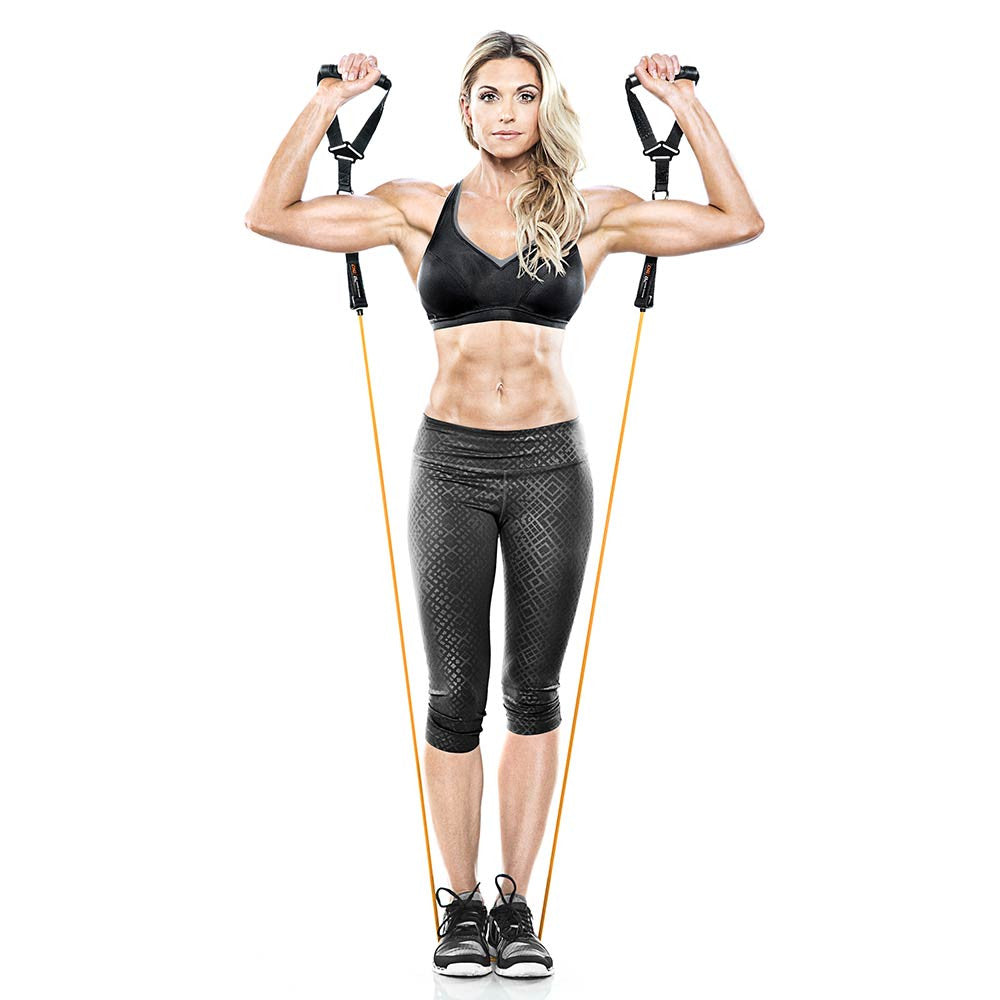 Heavy Duty Bionic Body 50 lb. Resistance Band in use by Kim Lyons
