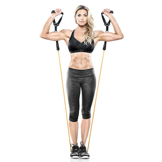 Heavy Duty Bionic Body 50 lb. Resistance Band in use by Kim Lyons