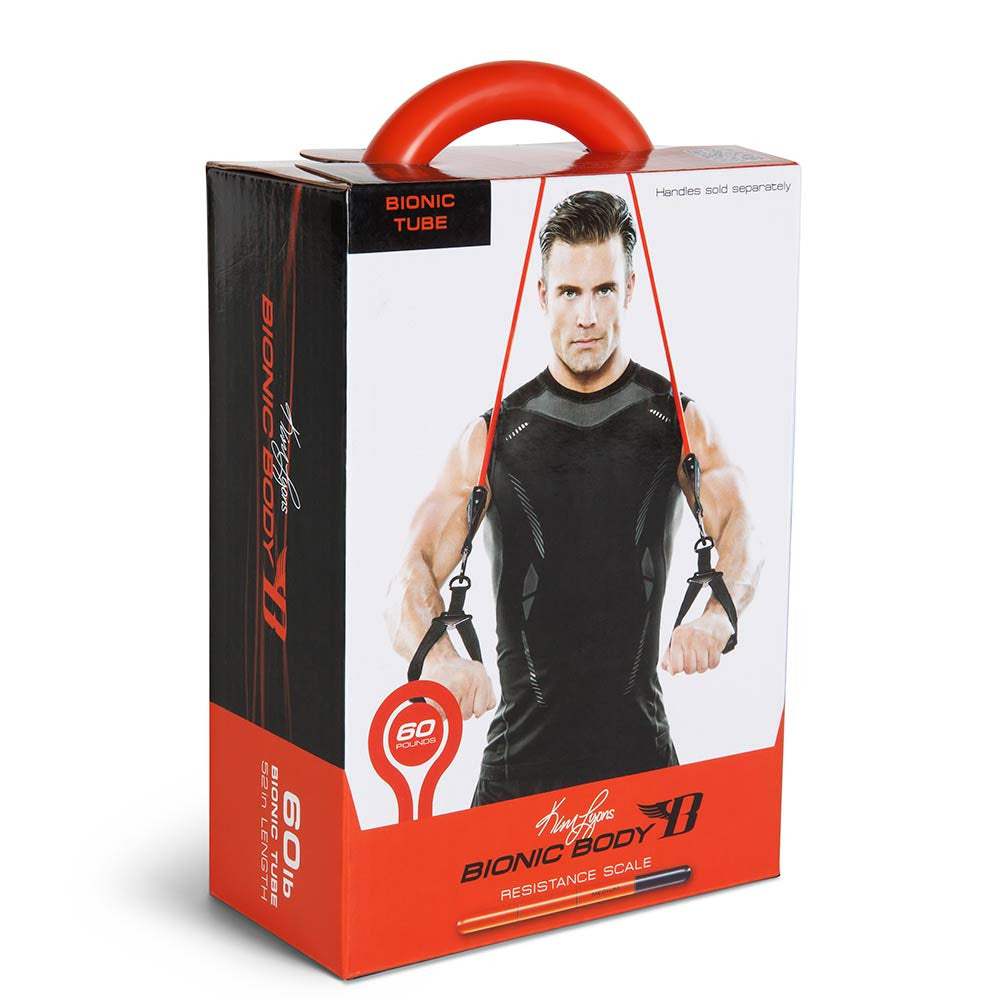 Long lasting Bionic Body 60 lb. Resistance Band Inside of the package