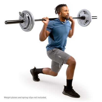 7ft Olympic Barbell 30lbs with 15.5 inch Loadable Sleeves  Marcy TRB-84 -3