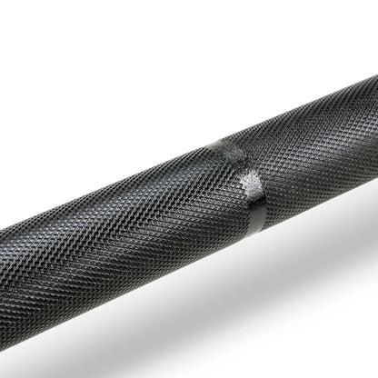 7ft Olympic Barbell 30lbs with 15.5 inch Loadable Sleeves  Marcy TRB-84 - Close Up of Knurling