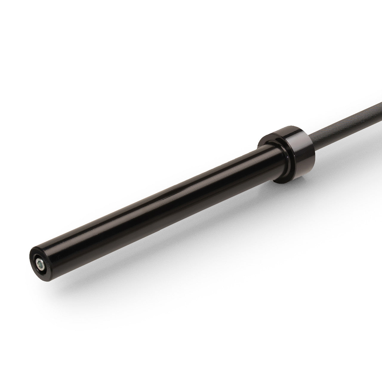 7ft Olympic Barbell 30lbs with 15.5 inch Loadable Sleeves  Marcy TRB-84 - Close of of Sleeve