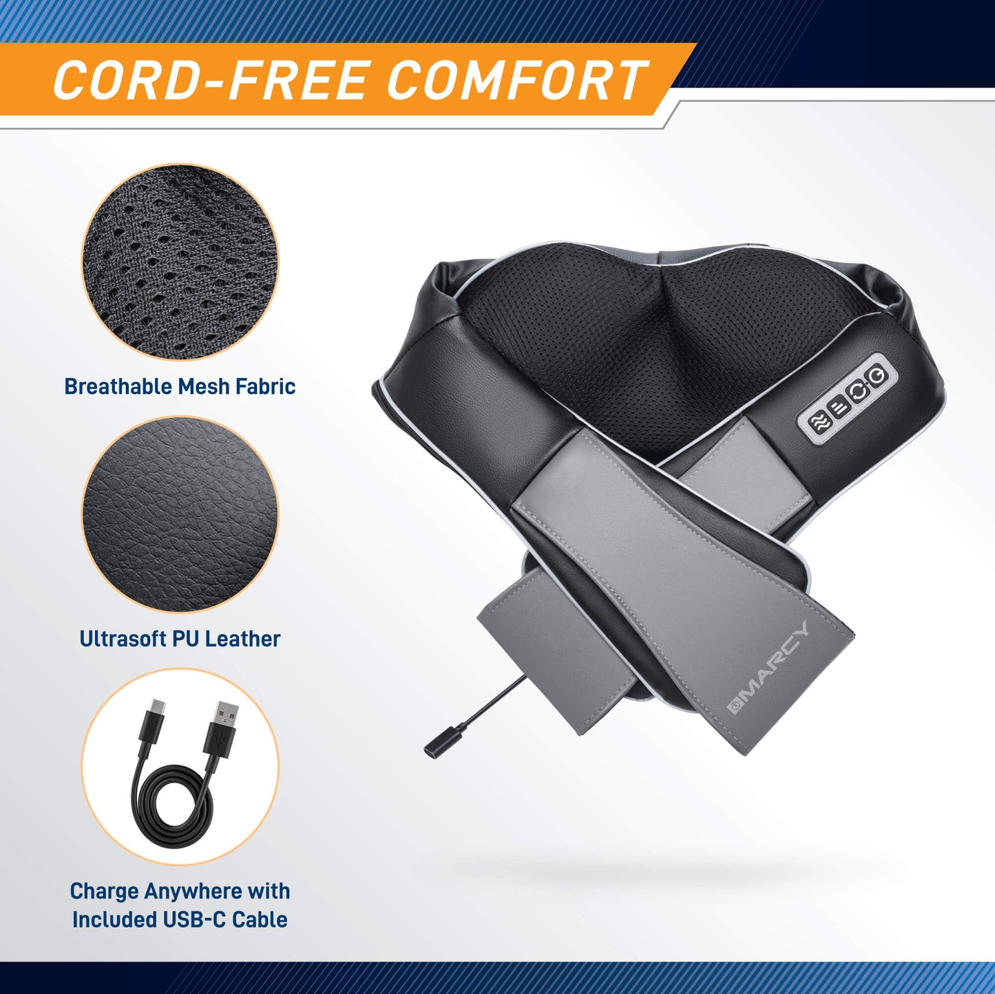Marcy Rechargeable Neck Massager | ACC-1491NM