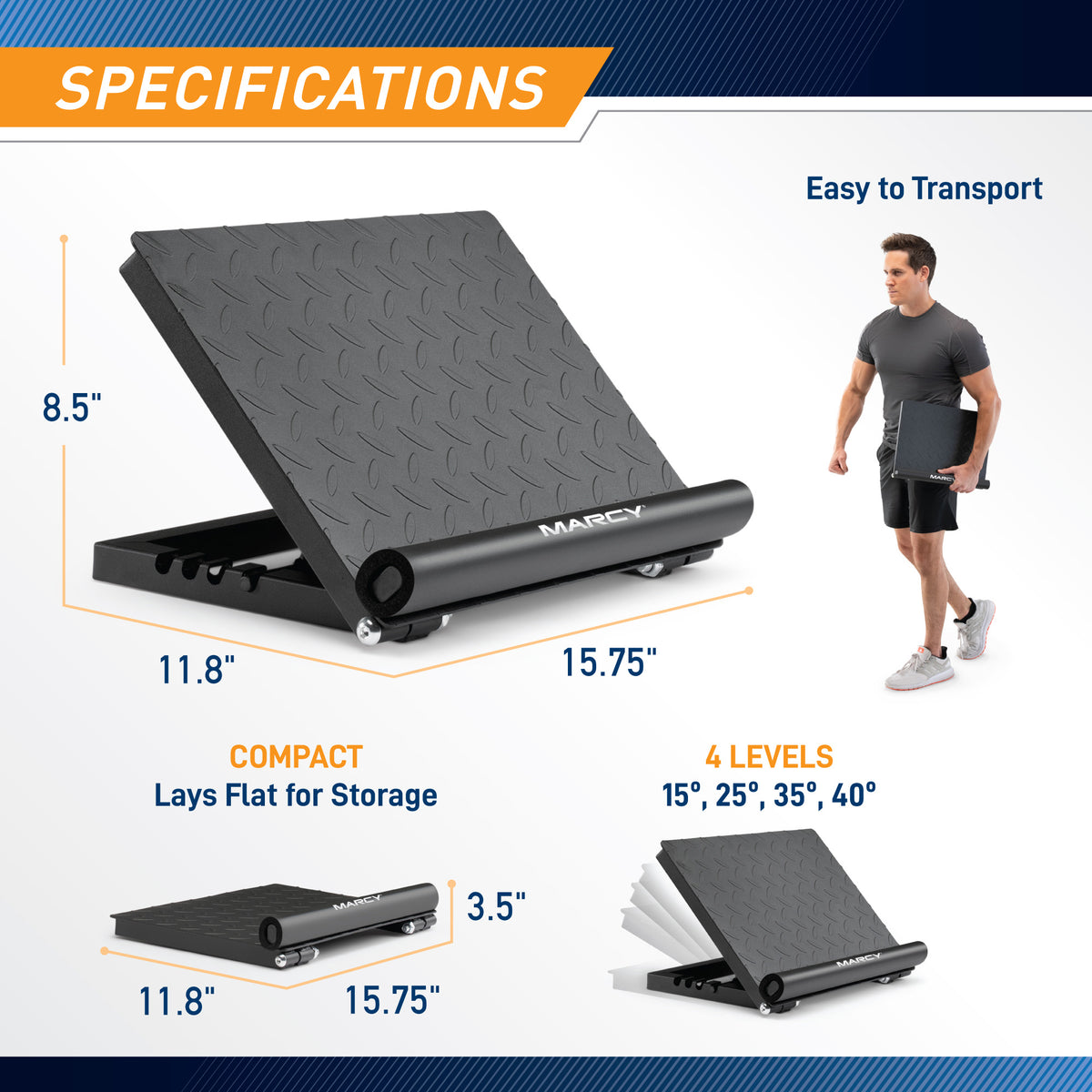 Marcy Adjustable Stretching Platform | ACC-2658