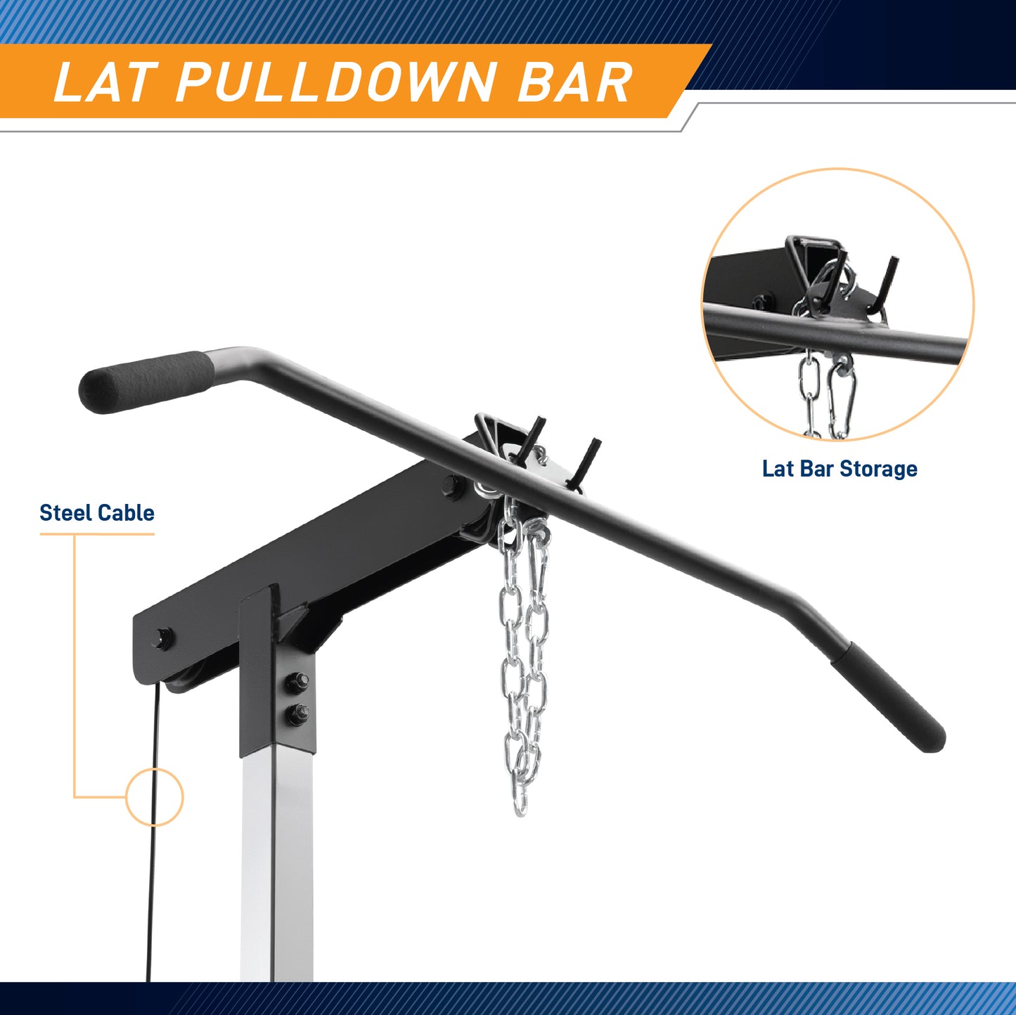Marcy Lat Tower Accessory for MWB-5511 and MWB-7096 | ACC-8048LT