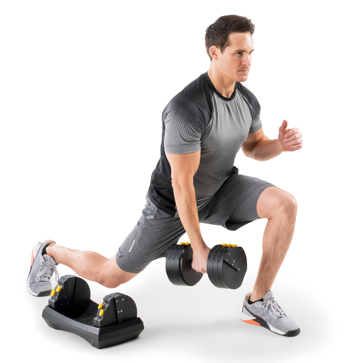 Adjustable Dumbbell System 6 Dumbbells-in-1 up to 50lbs ADDB-6198 | Marcy