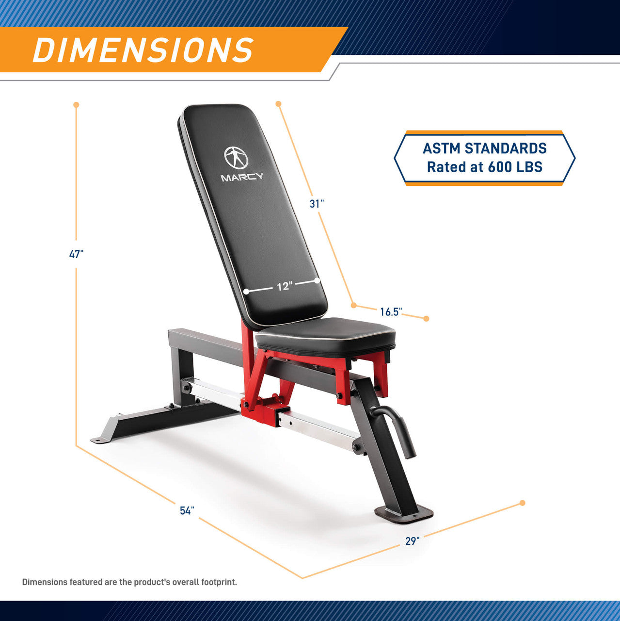 Marcy Adjustable Utility Bench | SB-5429
