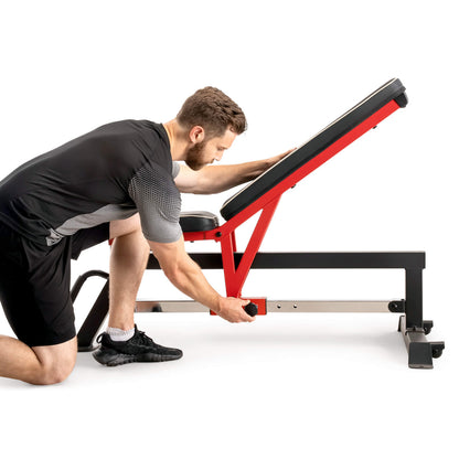 Adjustable Utility Bench with Chrome Sliding Track SB-5429 Marcy - Model Adjusting Chrome Slider