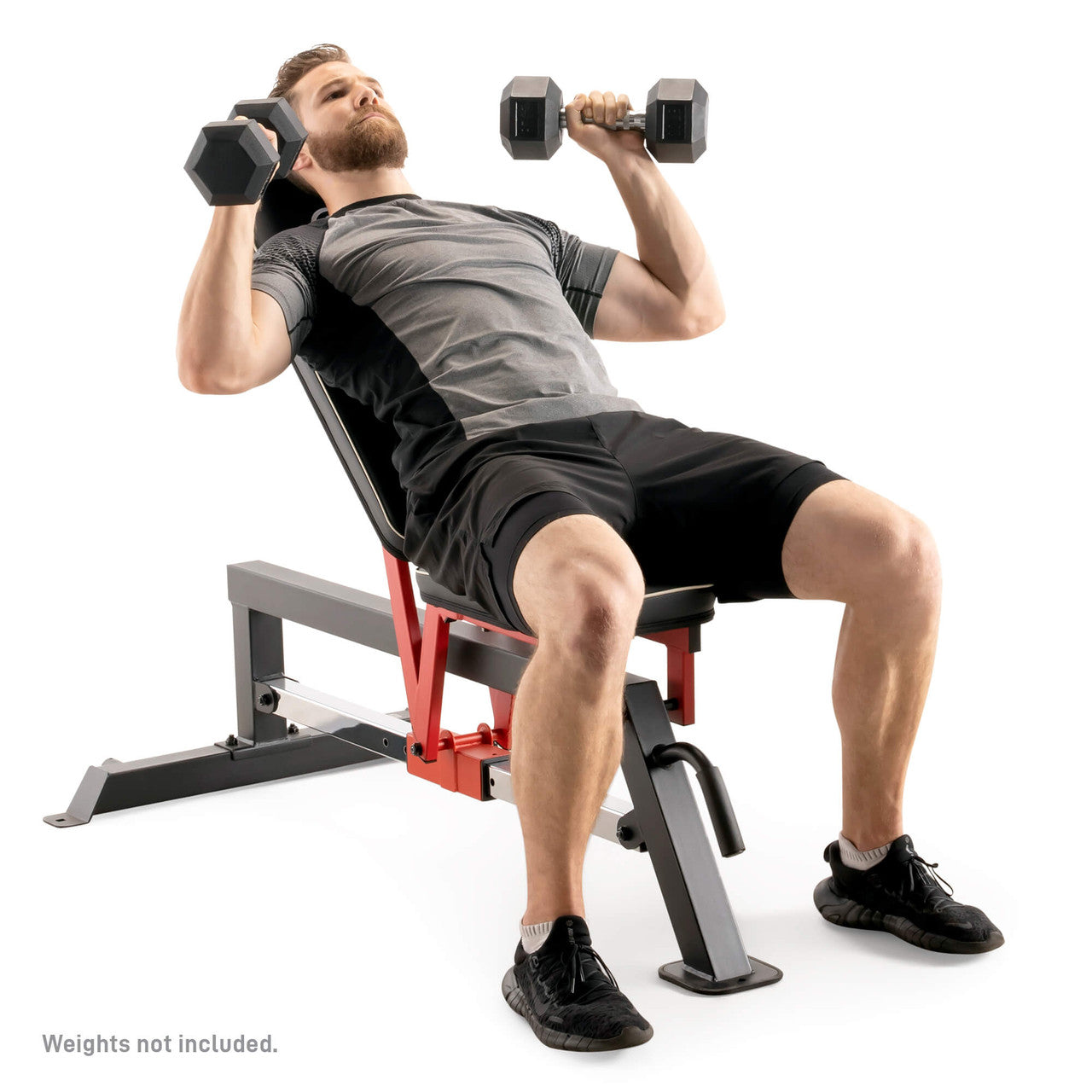 Adjustable Utility Bench with Chrome Sliding Track SB-5429 Marcy - Model Incline Dumbbell Press