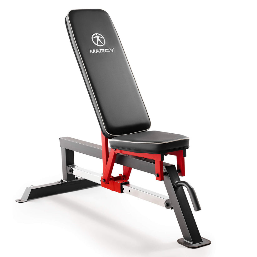Adjustable Utility Bench with Chrome Sliding Track SB-5429 | Marcy