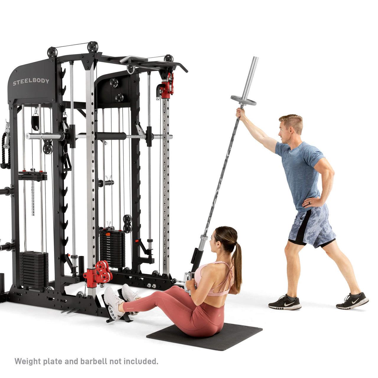 All-in-One Home Gym Deluxe Functional Trainer with Weight Stack, Smith Machine, Cable Crossovers and More- SM-6900 SteelBody model 5